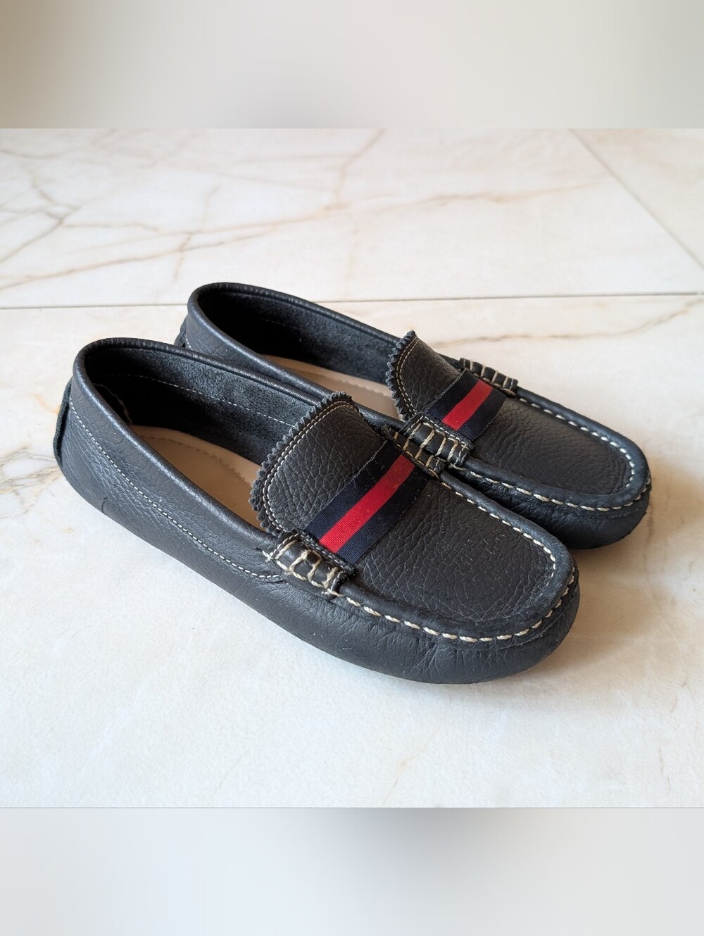 Elephantito | Club Loafer | Navy Blue Leather
